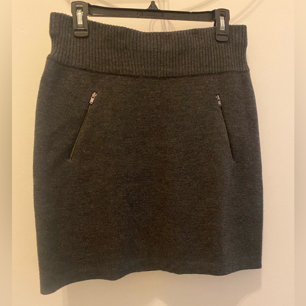 LOFT Charcoal Mini Skirt- Medium